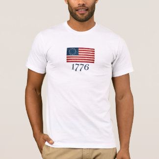T-Shirt Patriotique Drapeau Américain 1776