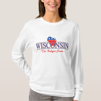 T-shirt patriotique du Wisconsin