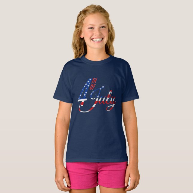T-shirt Patriotique Enfants (Devant entier)