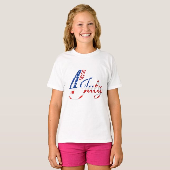 T-shirt Patriotique Enfants (Devant entier)