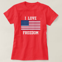 T-shirt patriotique féminin