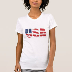 T-shirt patriotique féminin