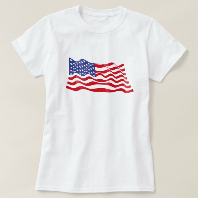 T-shirt Patriotique Femme (Design devant)