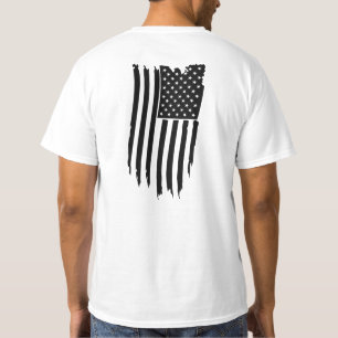 T-shirt *~* Patriotique Grunge American - Modern USA Flag