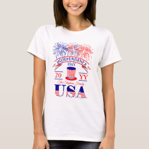 T-shirt Patriotique Juillet 4 Fête de l'Indépendance