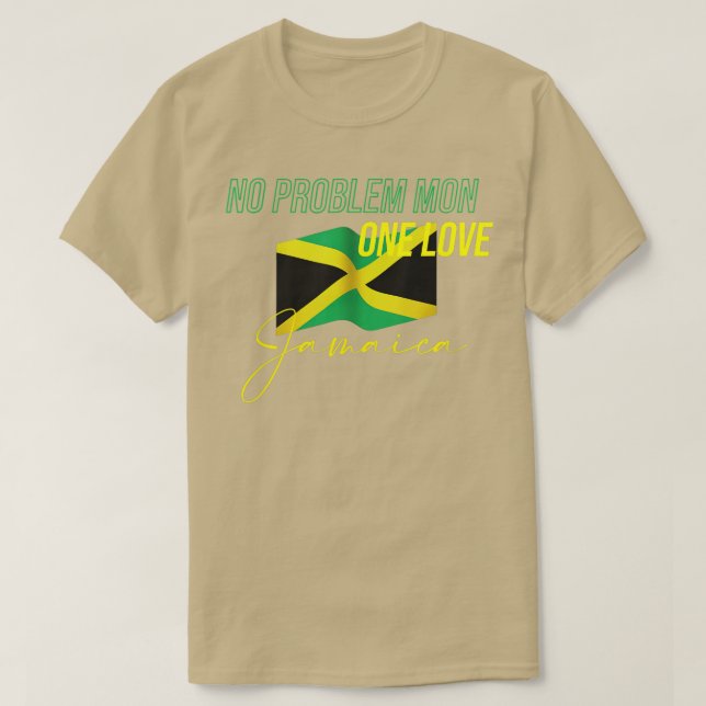 T-shirt Patriotique One Love Jamaïque Pride Vêtements Jama (Design devant)