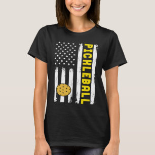 T-shirt patriotique Pickleball vêtements de sport femmes n