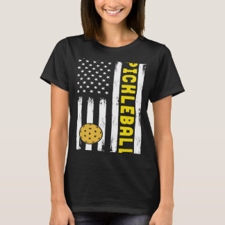 T-shirt patriotique Pickleball vêtements de sport femmes n