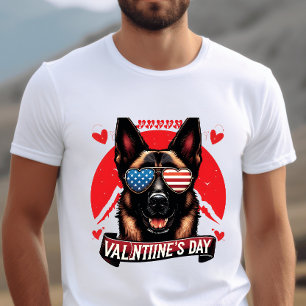 T-shirt Patriotique Pooch Passion - Saint Valentin Amour C