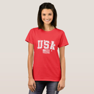 T-shirt patriotique pour femmes