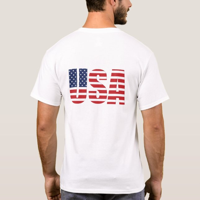 T-shirt patriotique pour hommes (Dos)
