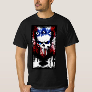 T-shirt Patriotique Punisher (USA)