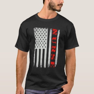 T-shirt Patriotique Rn Lpn Cna drapeau américain Juillet 4