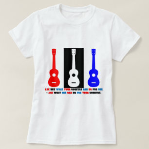T-shirt Patriotisme d'ukulélé