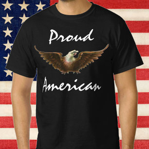 T-shirt Patriotisme vintage American Bald Eagle Oiseau Vol