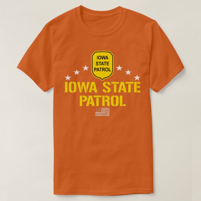 T-shirt Patrol d'Iowa (Design devant)