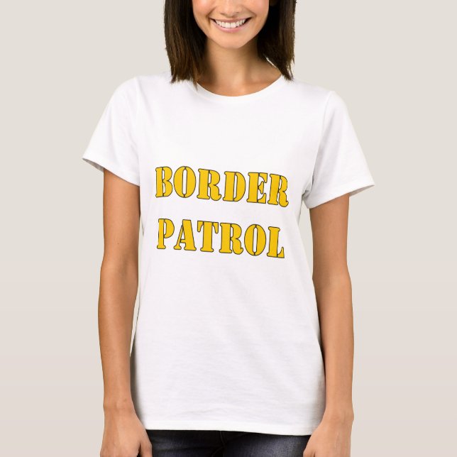 T-SHIRT PATROLE FRONTALIÈRE (Devant)