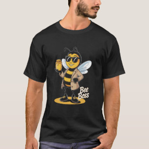 T-shirt Patron d'abeille pour apiculteurs miel drôle de ma