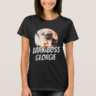 T-shirt Patron d'aboiement Photo de chien de compagnie Mod