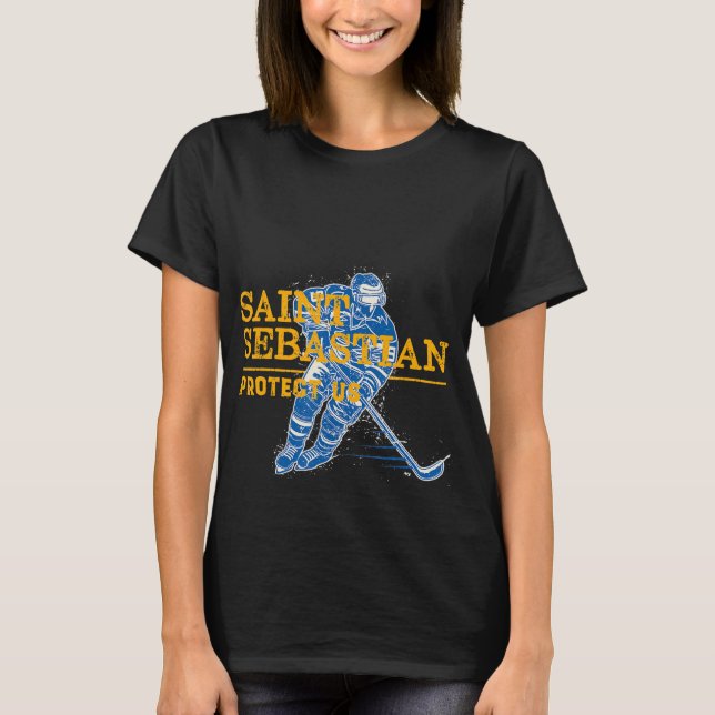 T-shirt Patron de hockey Saint-Sébastien Saint-Sportif (Devant)