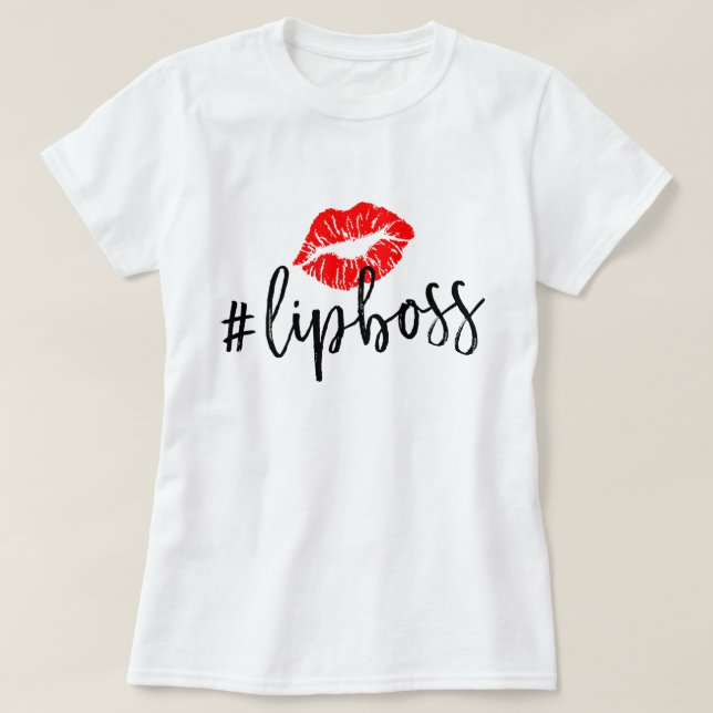 T-shirt Patron de lèvre de LipSense (Design devant)