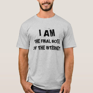 T-shirt Patron final de la chemise d'Internet