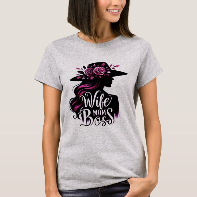 T-shirt Patron maman femme (Devant)