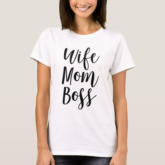 T-shirt Patron maman femme (Devant)