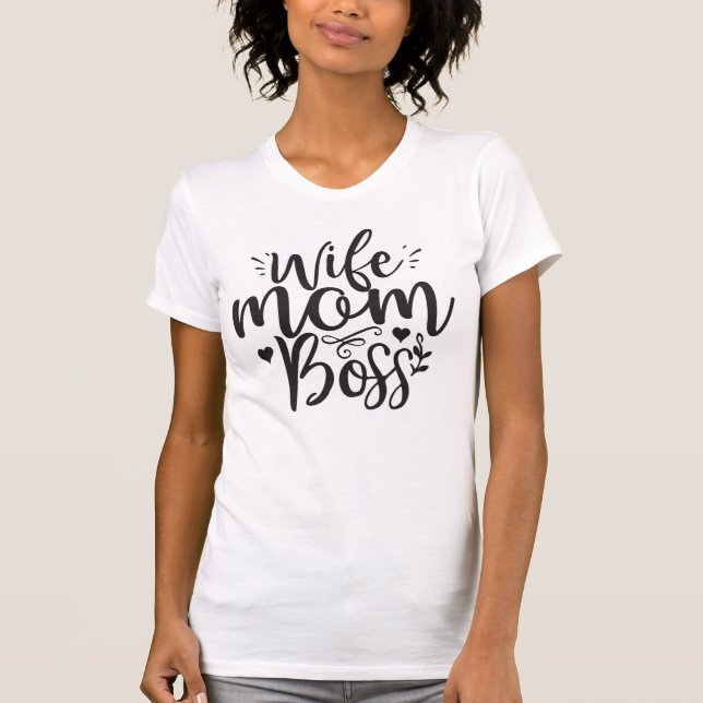 T-shirt Patron maman femme (Devant)