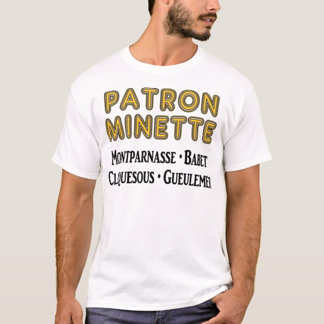 T-shirt Patron-Minette (Devant)