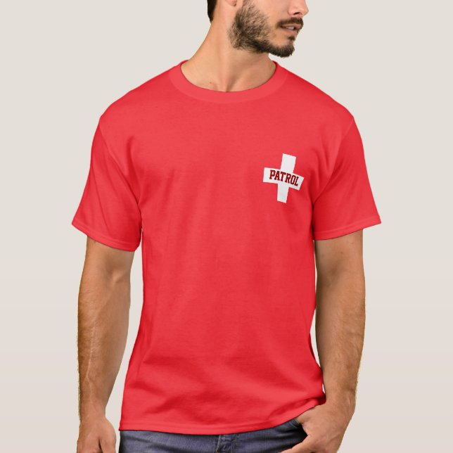 T-shirt Patrouille - croix de personnaliser (Devant)