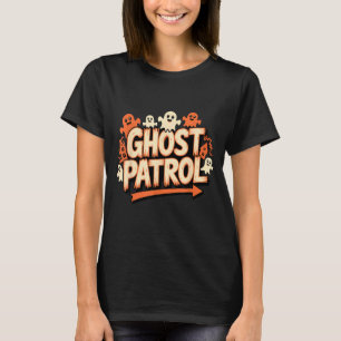T-shirt Patrouille de fantômes Halloween drôle de fantôme