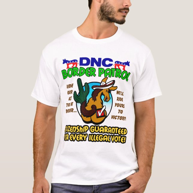 T-shirt Patrouille de frontière de DNC (Devant)