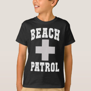 T-shirt Patrouille de plage mignonne Papa Scu Voyage de na