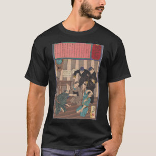 T-shirt Patrouille de police empêchant un dans un cimetièr