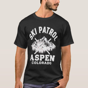 T-shirt Patrouille de ski Aspen Colorado Ski et Snowboard