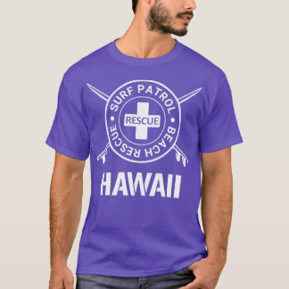 T-shirt Patrouille de Surf Hawaii et Secourt de plage