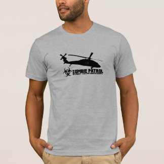 T-shirt Patrouille de zombi - troupes héliportées