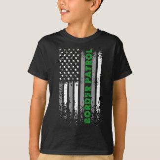 T-shirt Patrouille frontalière - Légère Ligne Verte Patrio