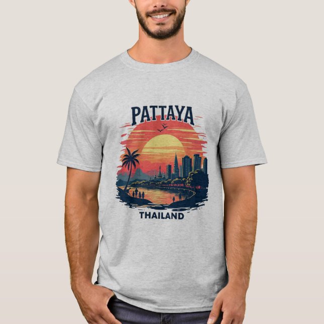 T-shirt pattaya thailand (Devant)
