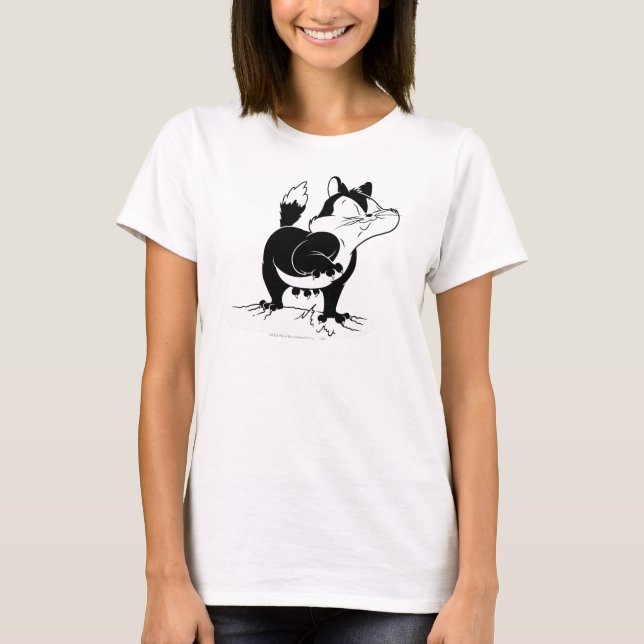 T-shirt Patte Douce se défend à coups de griffe (Devant)
