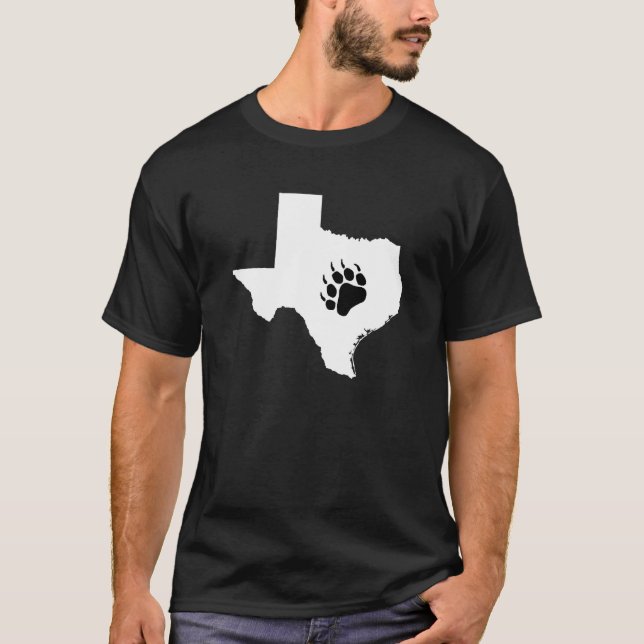 T-shirt Patte d'ours du Texas (Devant)
