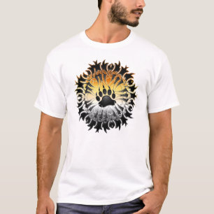 T-shirt Patte tribale de fierté d'ours