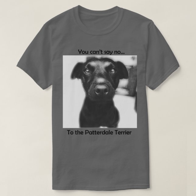 T-shirt Patterdale Terrier Cant dire (Design devant)