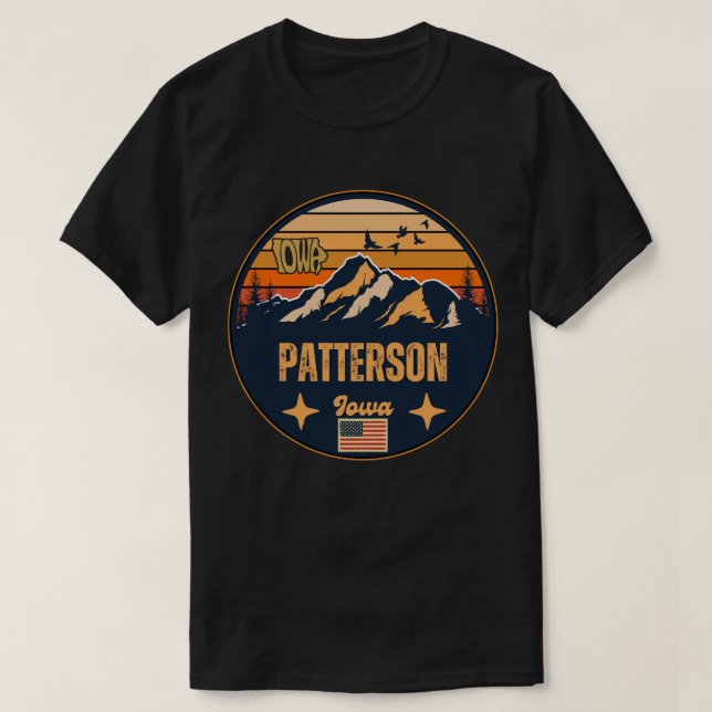 T-shirt Patterson, Iowa (Design devant)