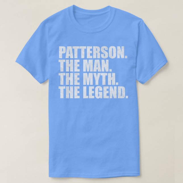 T-shirt Patterson Patterson Nom de famille Patterson nom d (Design devant)