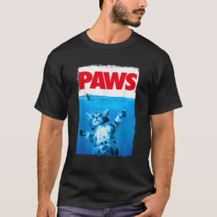 T-shirt Pattes Chat et Souris Top Drôle Mignon Amoureux de