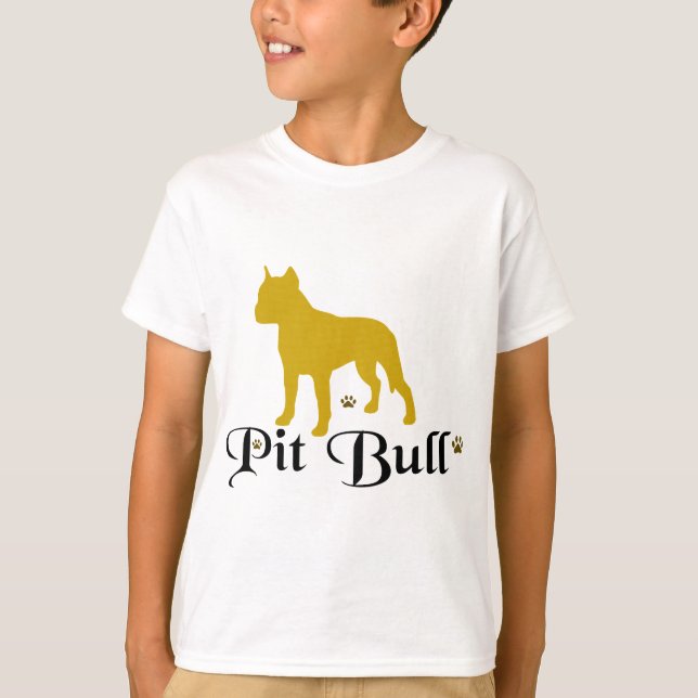 T-SHIRT PATTES DE PITBULL (Devant)