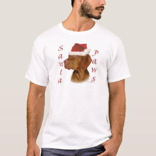 T-shirt Pattes de Vizsla Père Noël
