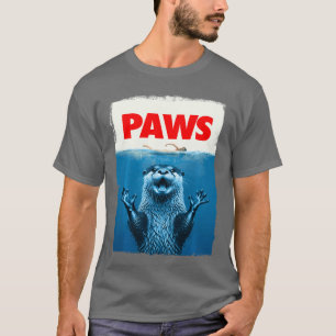 T-shirt Pattes Loutre Drôle Cadeaux pour hommes femmes K